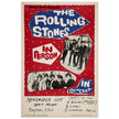 Rolling Stones music concert poster. Performance in Dayton Ohio USA 1964 .