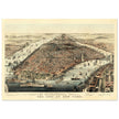 Aerial view of the city of New York by Nathaniel Currier and James Merritt Ives