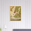 Beautiful antique old map from above of New York City 1770 by Bernad Ratzer