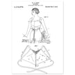 Brassiere patent drawing by M P Jacob.