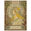 Art Nouveau Alphonse Mucha La Plume.