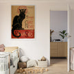 For the nightclub "Tournée du Chat Noir poster reproduction Théophile Steinlen 1896