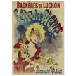 Bagneres de Luchon Fete de Fleurs Flower festival vintage poster.