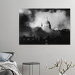 Second World War photograph. Saint Paul's Cathedral fire raid.
