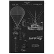 Airship patent illustration by T S C Lowe. Air Balloon