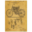 Motorcycle old patent 686284 by Gottschalk