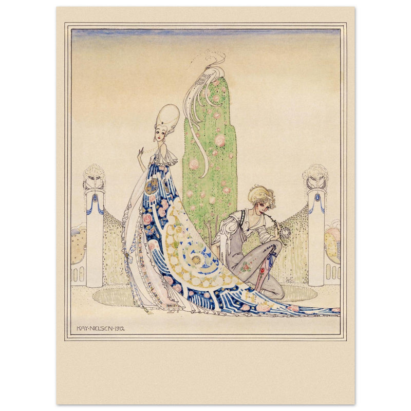 Kay Nielsen and his illustration The Twelve Dancing Princesses.