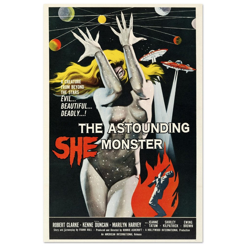 The Astounding She Monster movie poster.