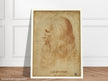 Portrait of Leonardo da Vinci by anonimous artist 1510-1530 .