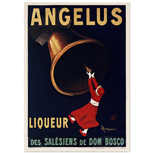 Angelus liqueur des Salesiens de dom Bosco advertising vintage poster by Leonetto Cappiello.