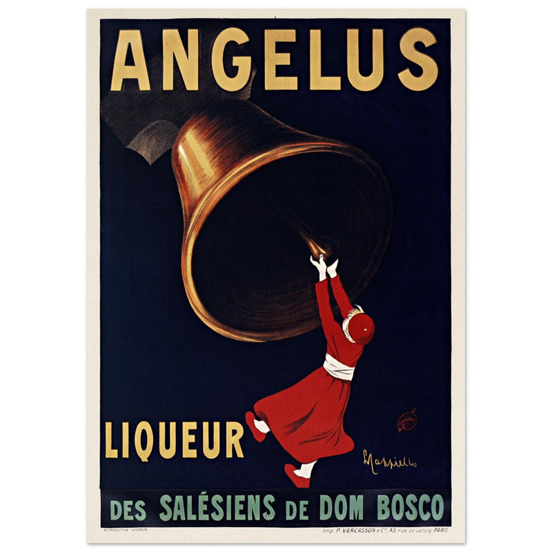 Angelus liqueur des Salesiens de dom Bosco advertising vintage poster by Leonetto Cappiello.
