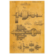 Automobile Drive Gear patent 787908 by Henry Ford. Vintage car
