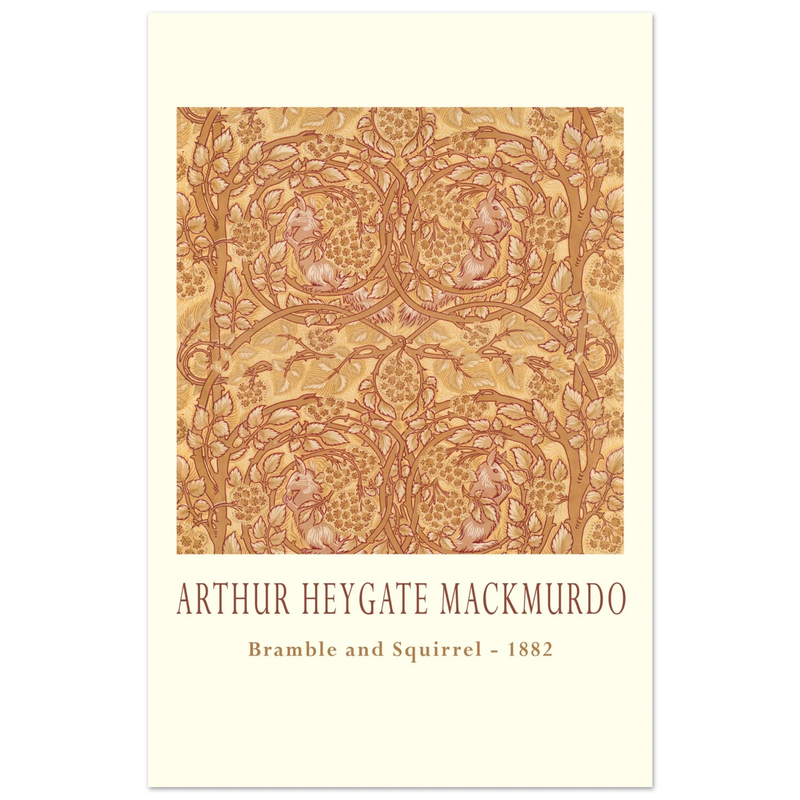 Arthur Heygate Mackmurdo Bramble and Squirrel .