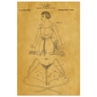 Brassiere patent drawing by M P Jacob.
