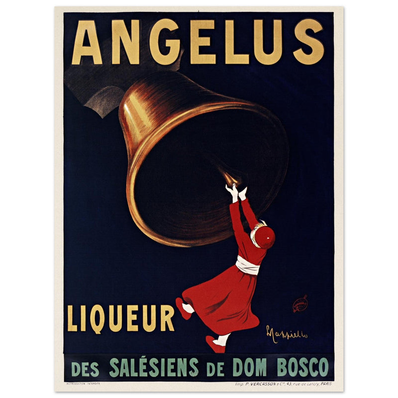 Angelus liqueur des Salesiens de dom Bosco advertising vintage poster by Leonetto Cappiello.