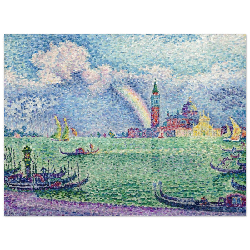 L’ Arc-en-ciel (Venise) The rainbow Venice by Paul Signac painting.