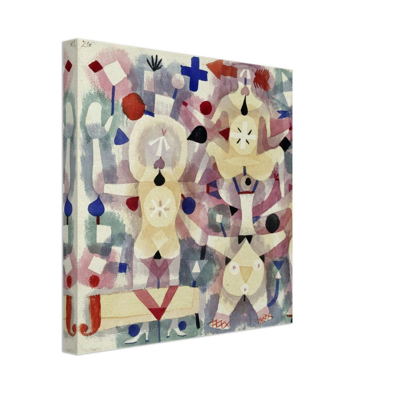 Paul Klee Carnival in the Snow abstract painting.