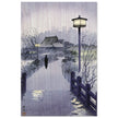 Evening rain at the Shinobazu pond by Kasamatsu Shiro 1938