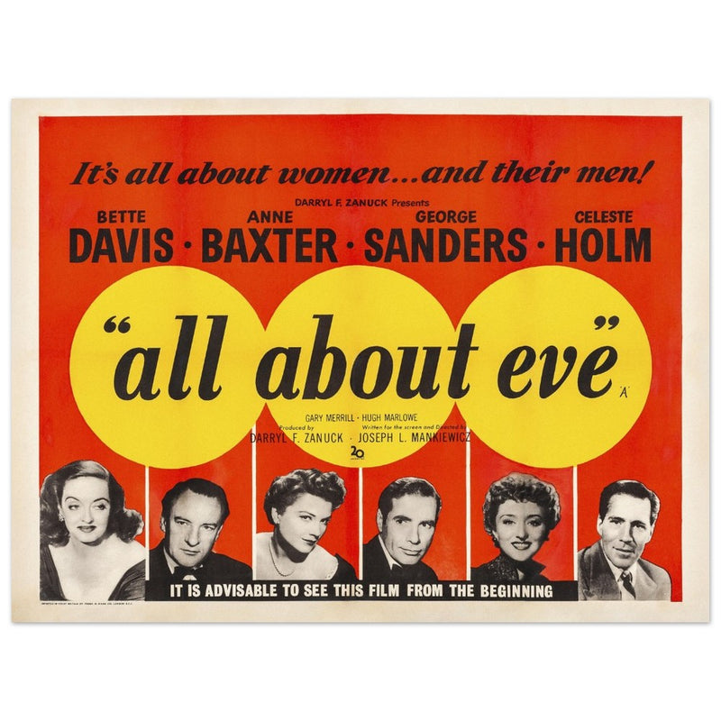 All about Eve movie poster.