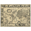 Ancient World Map   by Willem Janszoon Blaeu XVII Century.