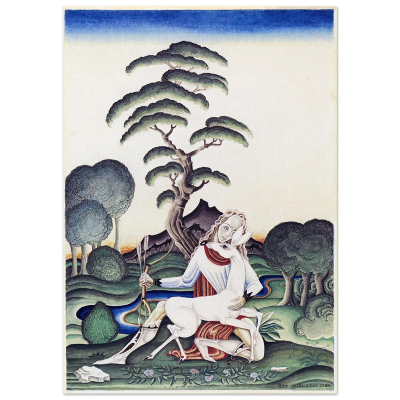 Kay Nielsen and his illustration to The Enchanted Hind from Red Magic.