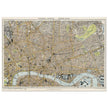 London city vintage map 1904.