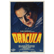 Dracula movie poster. Bela Lugosi vampire film .