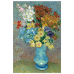 Flowers in a blue vase Vincent Van Gogh