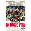 La Dolce Vita hitalian version movie poster.