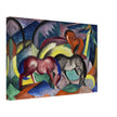 Drei Pferde  Three Horses painting reproduction by Franz Marc