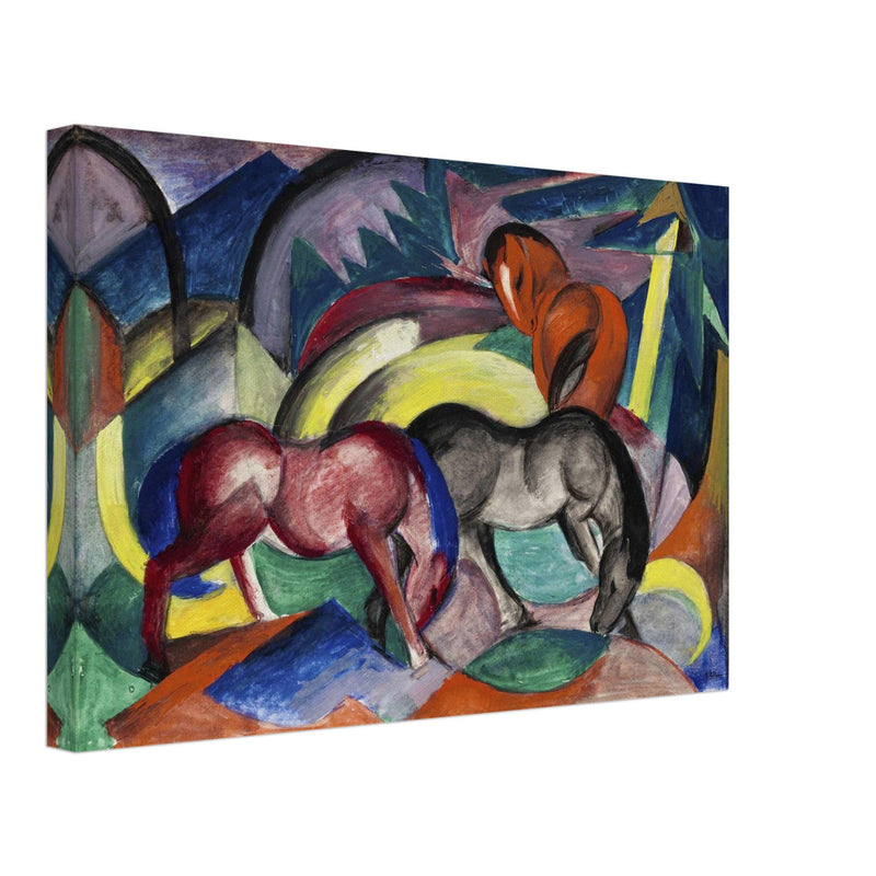 Drei Pferde  Three Horses painting reproduction by Franz Marc