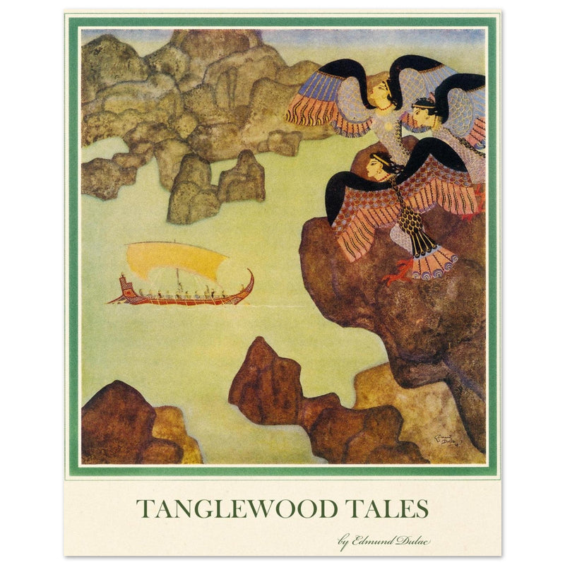 Edmund Dulac Tanglewood Tales illustration. Circe’s Palace.