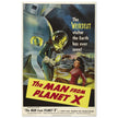 The Man from Planet X movie poster. Vintage film .