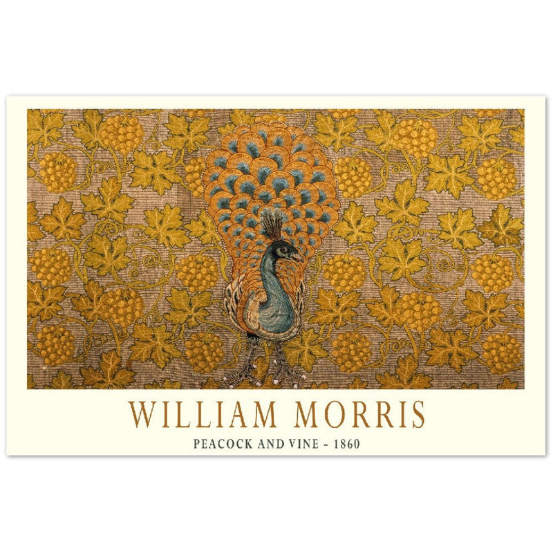 William Morris Peacock and Vine 1860 .