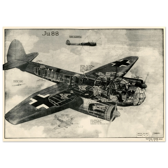 Junkers Ju 88  german combat aircraft of II World War