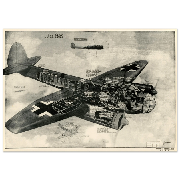Junkers Ju 88  german combat aircraft of II World War