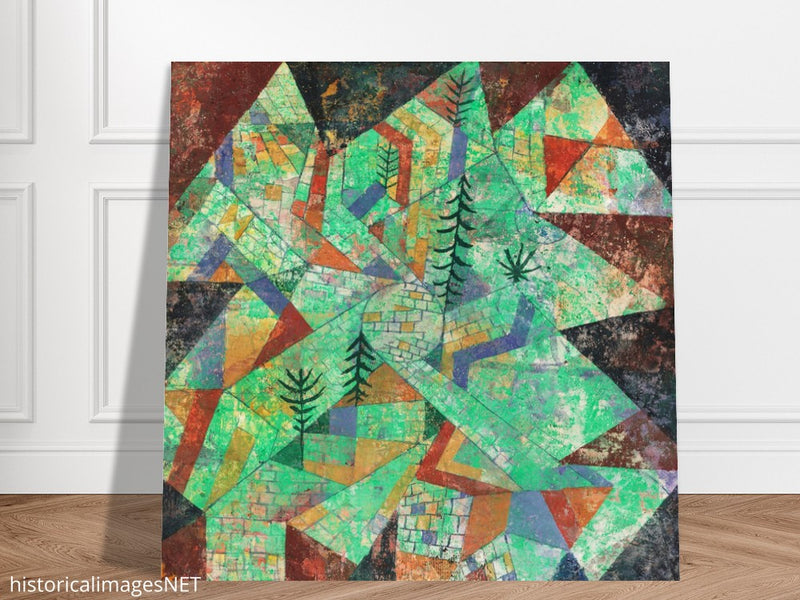 Paul Klee Wald Bau ( Forest construction )