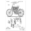 Motorcycle old patent 686284 by Gottschalk