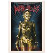 Metropolis vintage film poster . Fritz Lang masterwork movie. Historic films that changed our lives