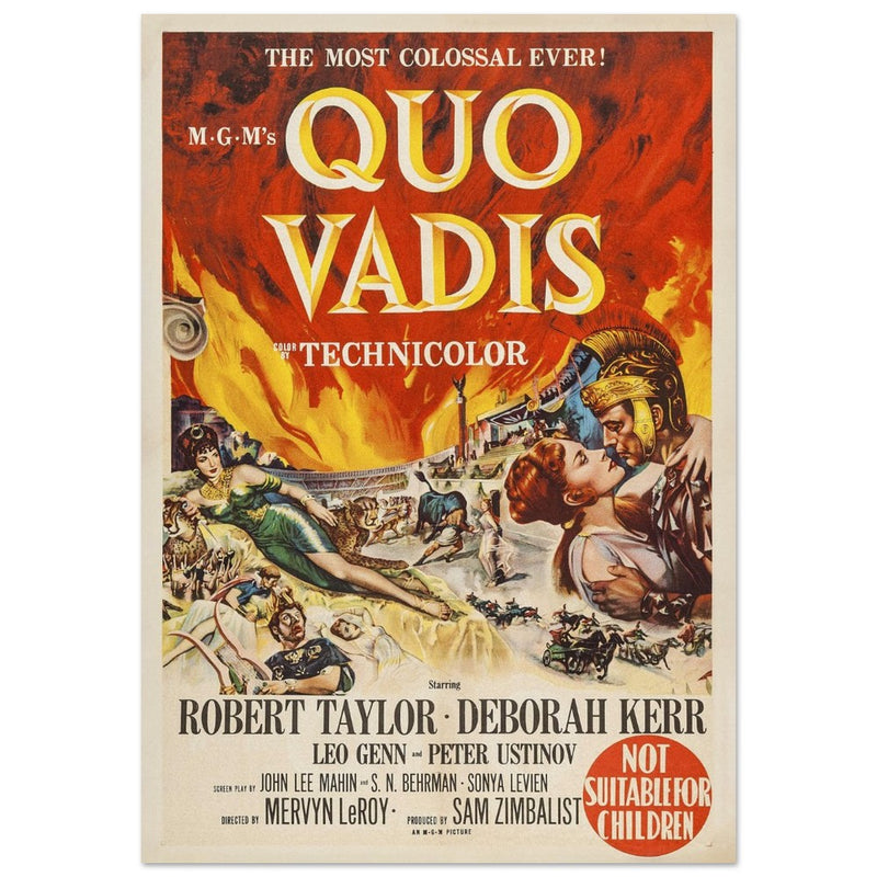 Quo Vadis movie poster.