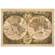 1596 World map by Arnold and Hendrik Van Langren. Orbis Terrae Compendiosa map fine art map is a marvel of historic cartography