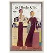 La Mode Chic old vintage fashion magazine cover from the 30s. July 1933.