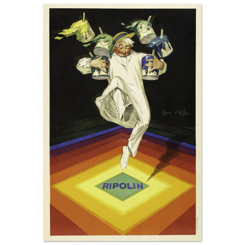 Ripolin vintage paint advertising created by Jean d' Ylen in 1928.