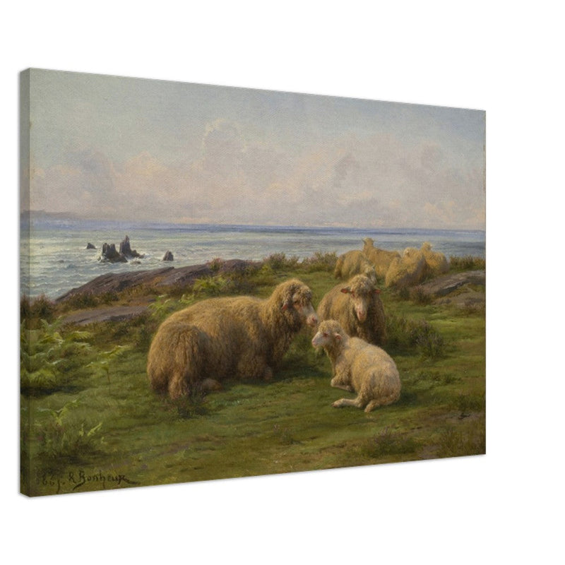 Sheep by the Sea by Rosa Bonheur.