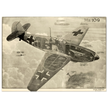 Messerschmitt Bf 109 fighter airplane II World War .