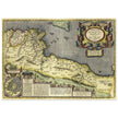 Ancient map of North Africa. Africae Propriae Tabula by Abraham Ortelius