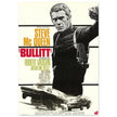 Steve Mc Queen Bullit movie poster.