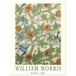 William Morris Trellis vintage wallpaper.  art print of this flower and leaves design