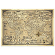 Pictorial Map of the World Wonders  by Ernest Dudley Chase.