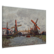 Windmills near Zaandam by Claude Monet